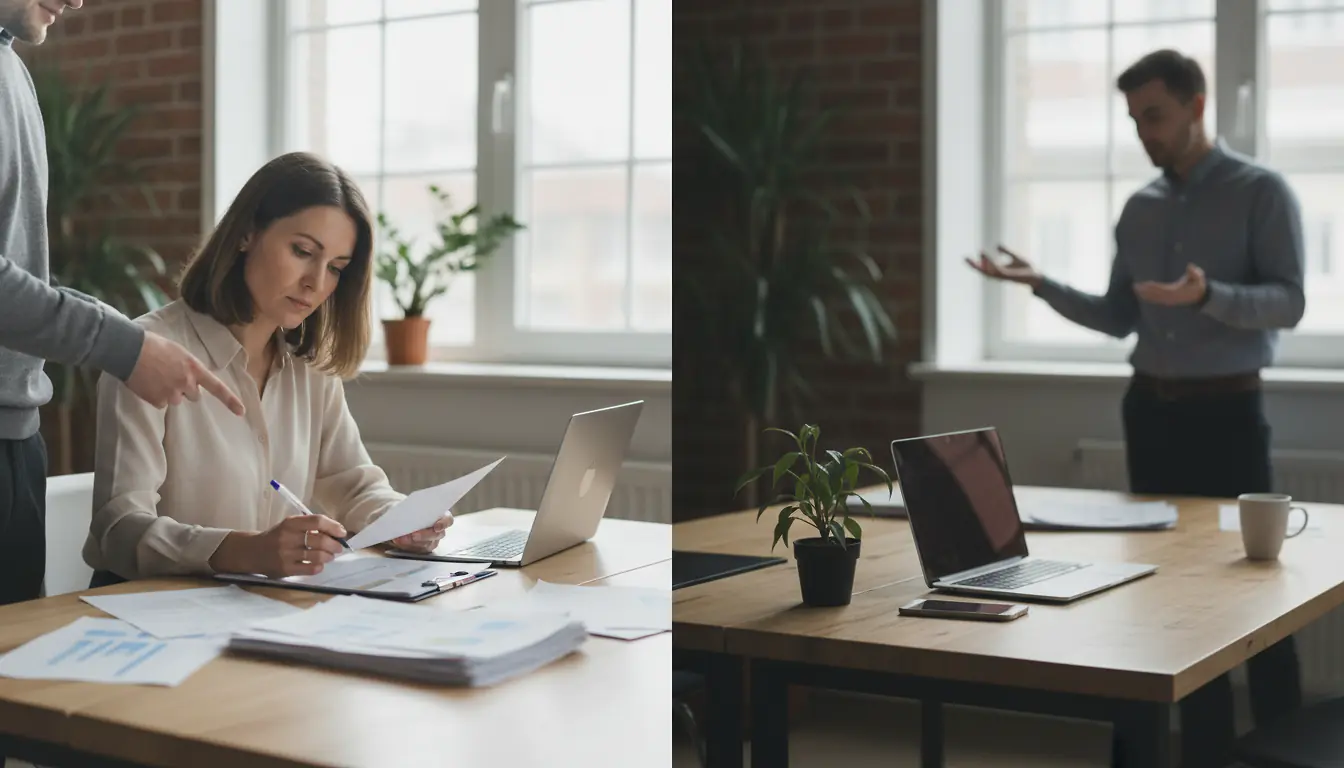 Cessation volontaire ou radiation d'office : le comparatif